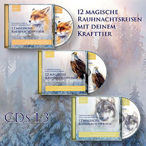 CD Set 12 magische Rauhnachtsreisen mit Deinem Krafttier